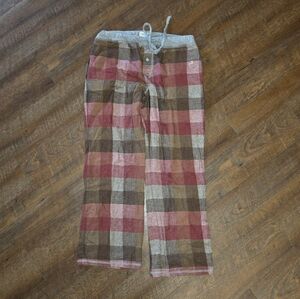 True Grit LA Pajama Pants Men M Plaid Flannel PJs Loungewear Winter MSRP $79